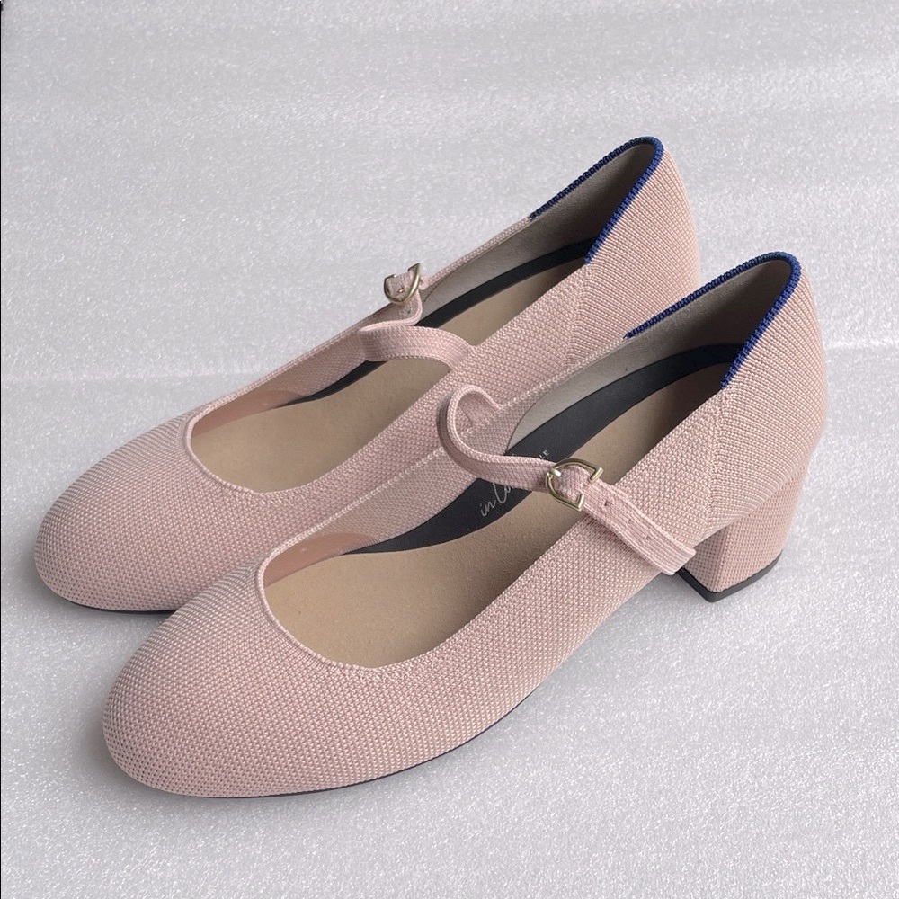 Rothy's Mary Jane Pump (Women) - PALE BALLERINA PINK - Size 8 M
